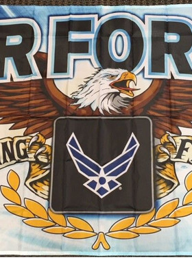 US American Military Defending Freedom Proud Hanging Flag