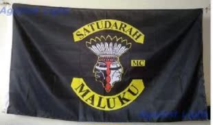 马鲁古摩托车俱乐部旗Maluku Motorcycle Club FLAG 亚马逊 WISH