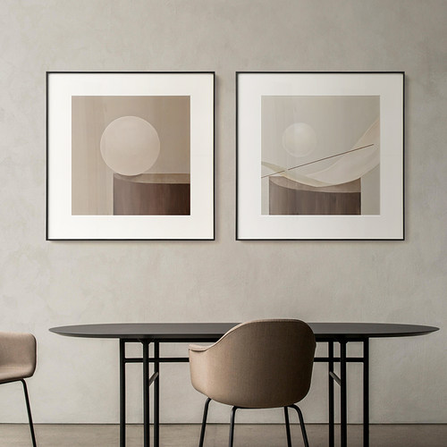 三小姐 现代创意静物双联装饰画客厅餐厅背景墙壁画莫兰迪色挂画 - 封面