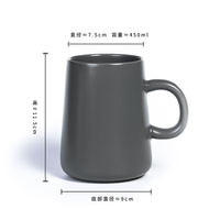 Nordic ins ceramic coffee cups, couple mugs set, creative heat-resistant large-capacity home and office water cups thumbnail 5
