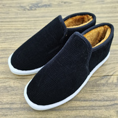 老北京布鞋 男士 加绒加厚手工布棉鞋 秋冬新款 高帮鞋 保暖休闲中老年