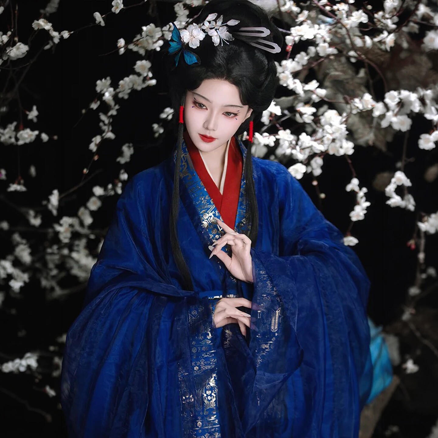 战国袍复原汉服套装女飘逸古装
