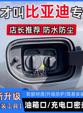 比亚迪唐秦PLUS海豚元UP元Pro海鸥油箱盖充电口盖密封条保护胶条