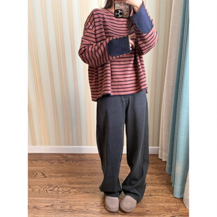 自留 零下一条搞定！25冬季新 大象灰密密绒弯刀阔腿加绒牛仔裤女