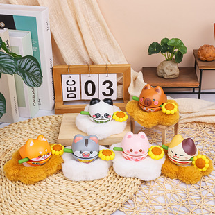 花开富贵小木鱼盲盒木鱼敲敲乐儿童办公室解压神器玩具摆件装饰品