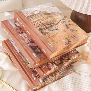 联华刷边特装本A5毕沙罗的街道精装笔记本高颜值手账本学生日记本记事本纯空白内页毕业季朋友送礼加厚