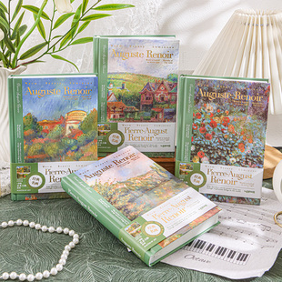 联华雷诺阿光影b6彩页手帐本高颜值256页彩页创意文艺精致加厚笔记本子日记本记事本学生文具