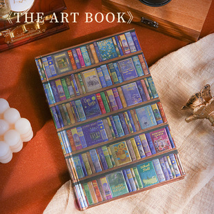 联华烫金笔记本ins风复古高颜值A5手账本精致简约记事本学生日记本送闺蜜同学生日礼物精致复古文具