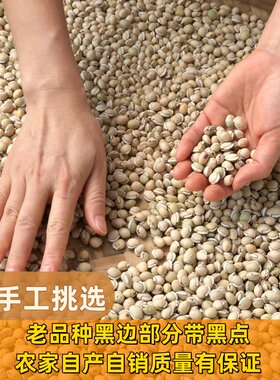 农家自产粗粮白扁豆500g煮粥煲汤