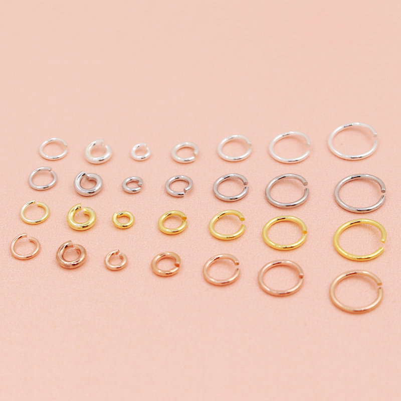 diy纯银手工项链开口圈