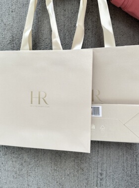 HR赫莲娜手提袋礼品袋拎袋外包装情人节礼物包装袋正品