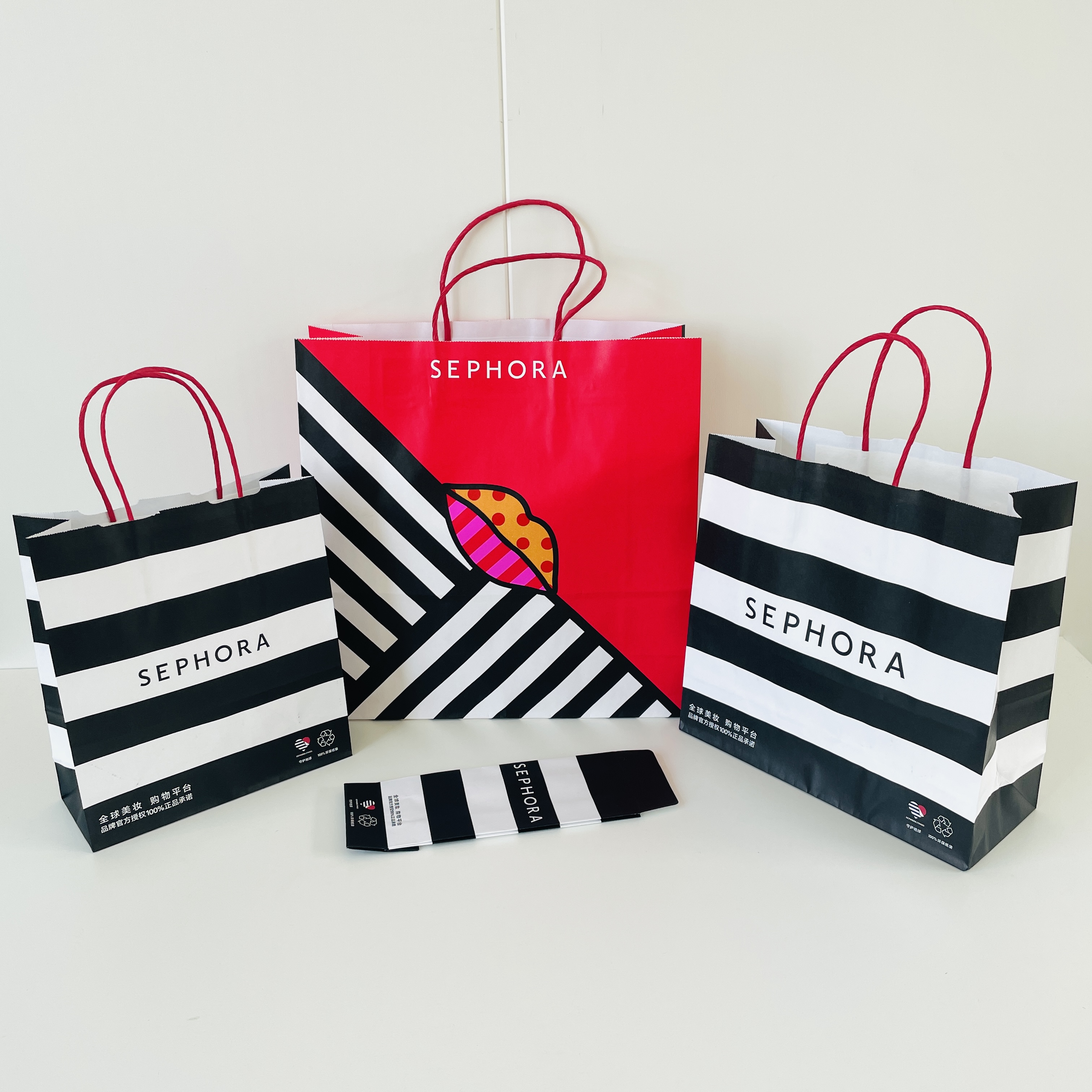Counter genuine goods Sephora Gift Bag Carrying Bag Shopping Bag Large Medium small size Limited Edition Tote Bag