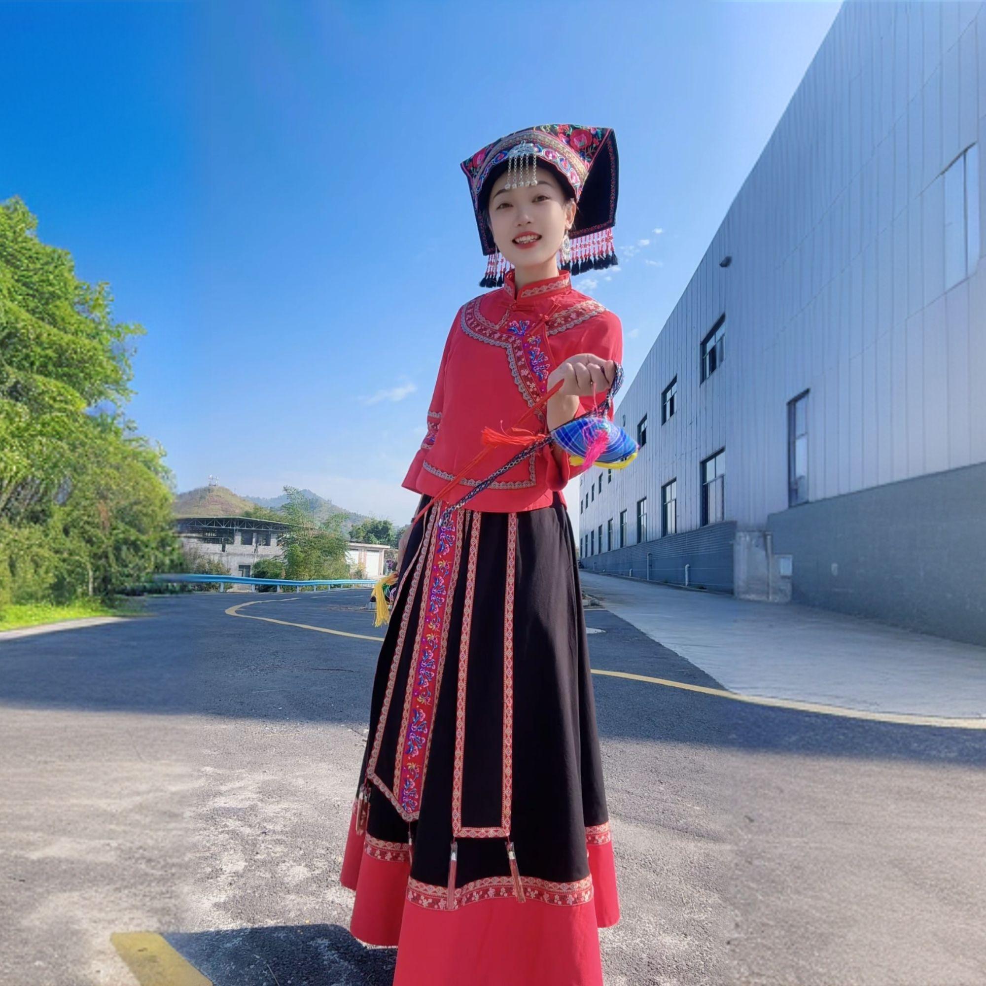 GOXEOU/格希歐布依族壯族少數(shù)民族服飾國風(fēng)傳統(tǒng)民族套裝
