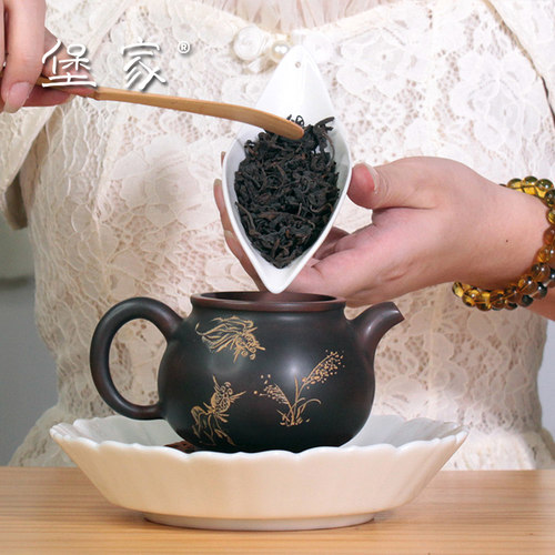 老师傅拼配优质口粮茶堡家六堡茶