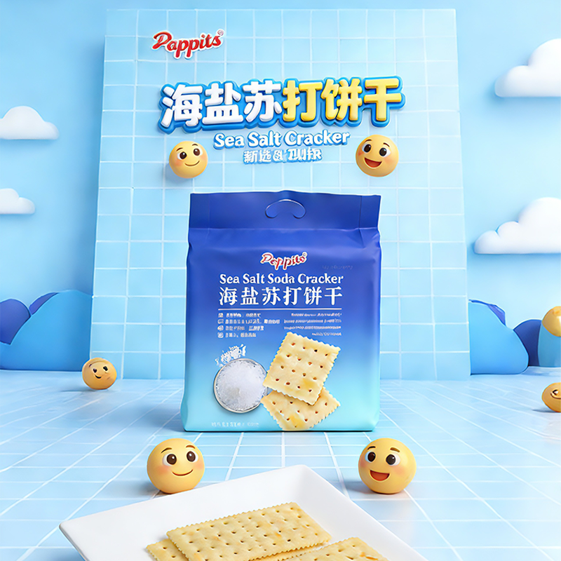 Peppito海盐苏打饼干750克新西兰进口黄油袋装咸味早餐饼干,零食/坚果/特产,苏打饼干,淘宝优惠券,粉丝福利购,淘宝优惠卷