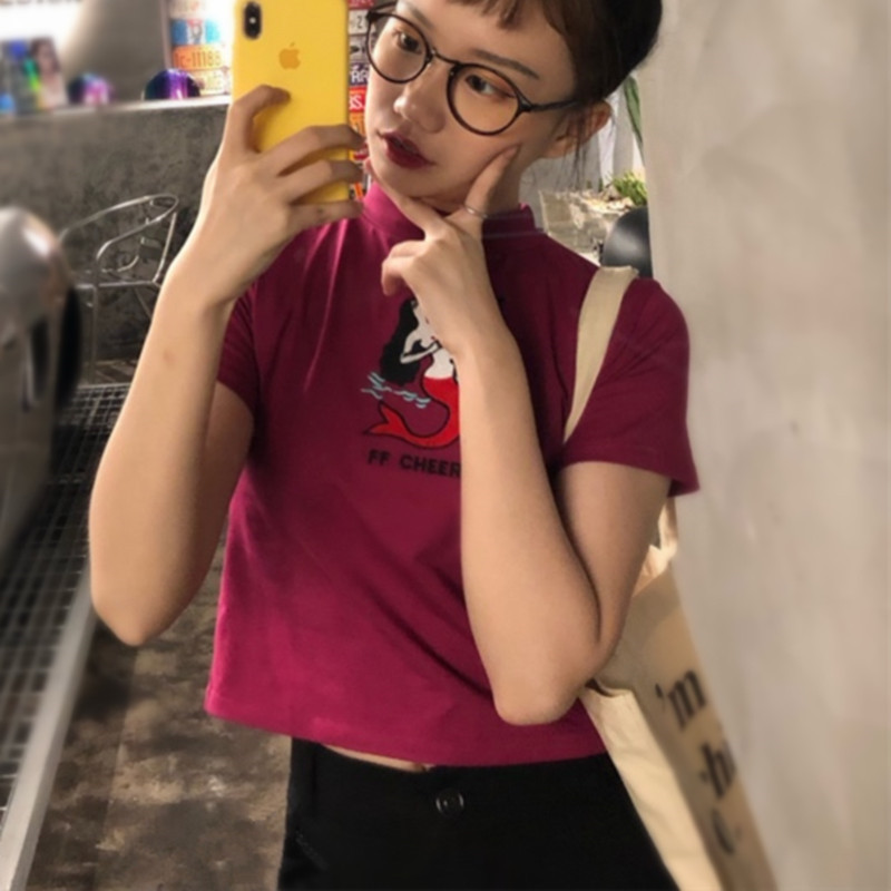 ffcheer 18×ÔÖÆ´´ÒâÐÞÉí¶Ì/¿íËÉ´ÌÐåÈËÓã coupleÄÐÅ®¶ÌÐäT