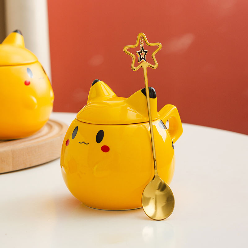 胖嘟嘟的皮卡丘可爱水杯