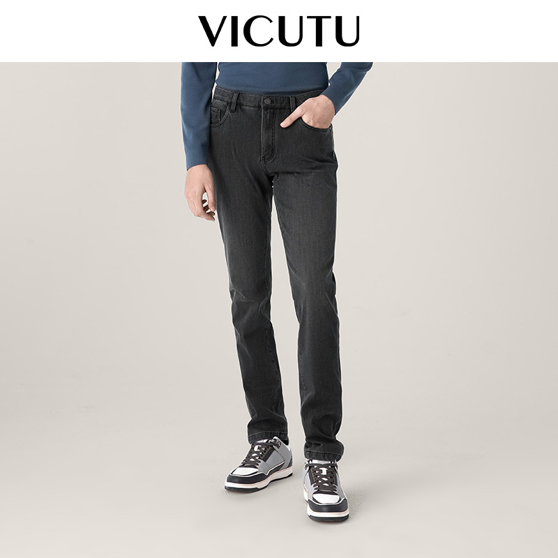 VICUTU舒暖男士牛仔裤