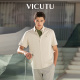 衬衣夏季 VICUTU威可多短袖 穿搭 夏季 凉爽商务休闲百搭半袖 衬衫 男士