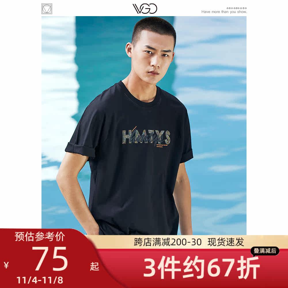 vgo短袖t恤男情侣装夏装夏季潮牌服装衣服体恤上衣宽松复古冰爽女属于什么档次？