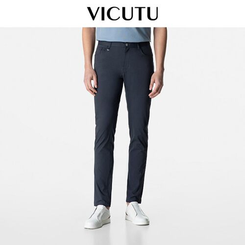 【清仓】VICUTU威可多男士休闲裤春季款舒弹亲肤通勤百搭时尚长裤