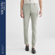 威可多男士 子直筒浅灰色长裤 休闲裤 舒适微弹裤 新款 VICUTU