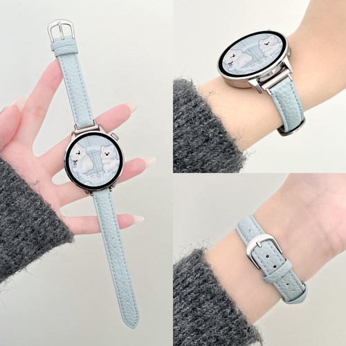 GT6皮质GT5荔枝纹GT4手表带psnld