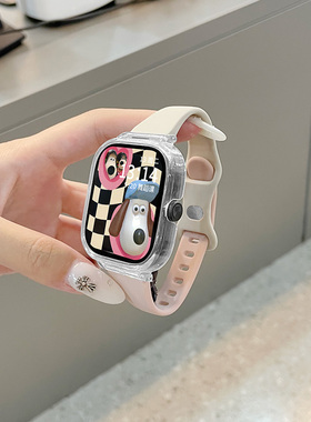 适用小米红米watch4/5/6表带液态硅胶Redmi watch3智能运动手表带创意ins风小蛮腰蝴蝶扣男女生配件表带