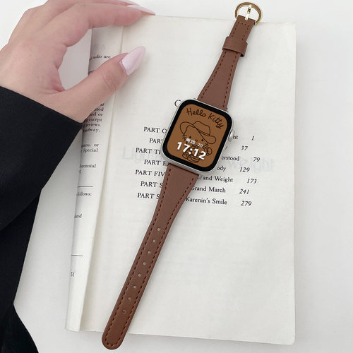 FIT4手表带链皮质马蹄扣psnld