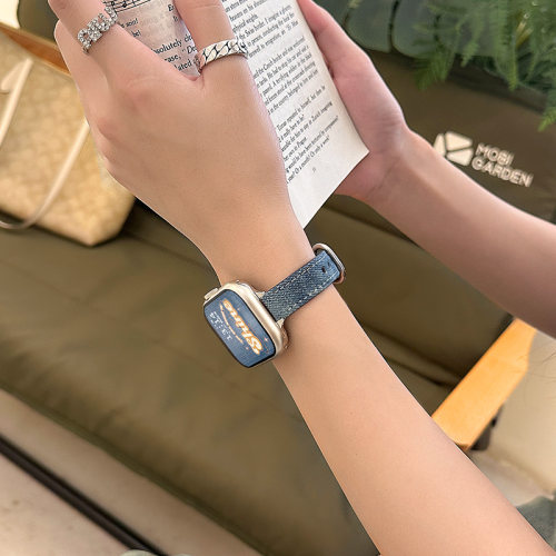 复古牛仔watchFit3表带psnld
