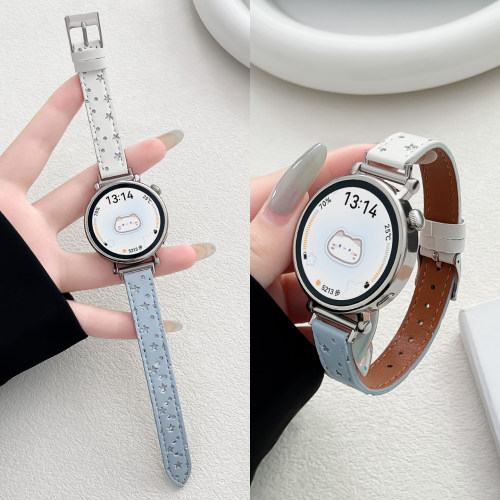 oppox3mini表带秋冬女皮质psnld