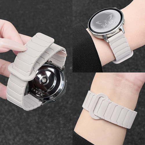 OPPO手表铠甲纹硅胶磁吸psnld