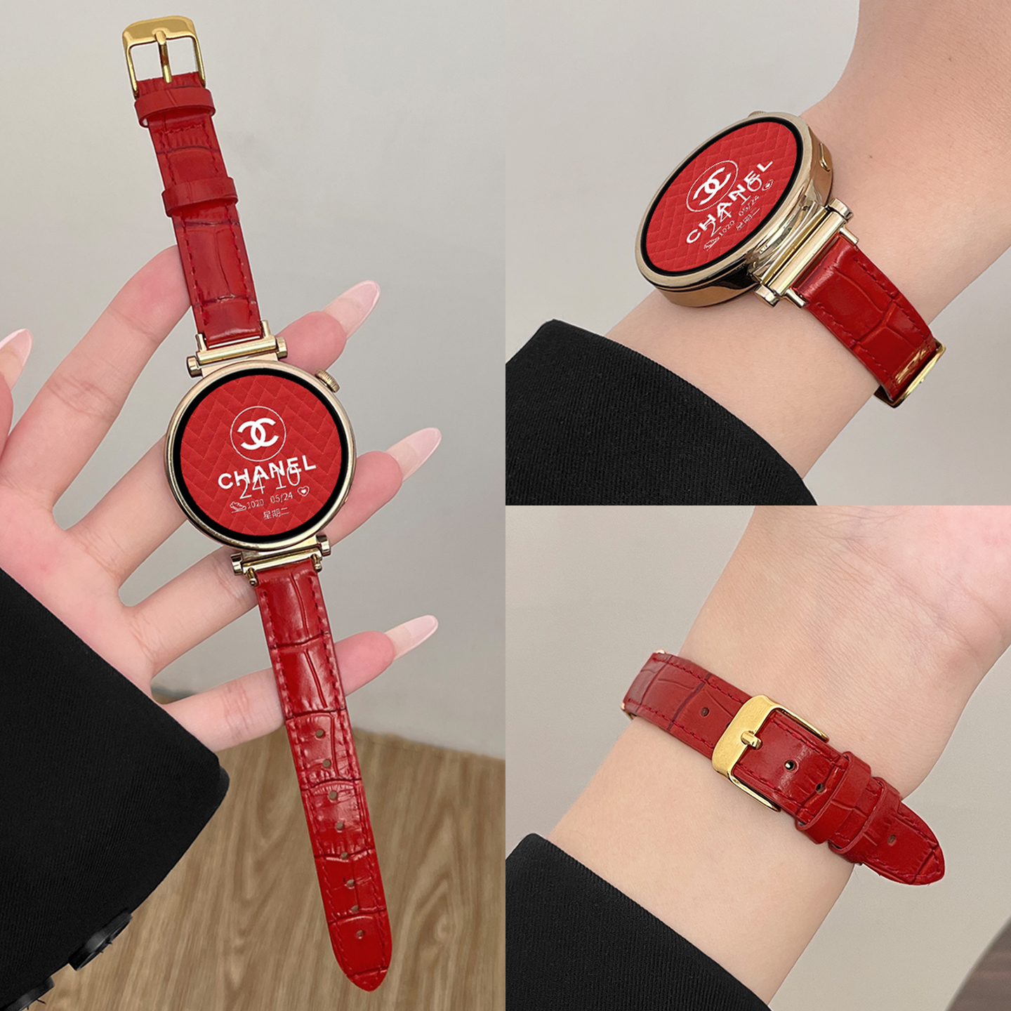 GT6新款真皮质psnld手表带GT5