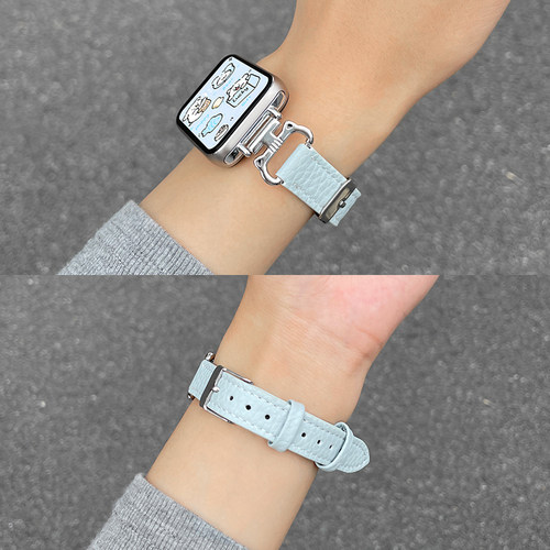 psnld小米手环9PRO猫耳皮质表带