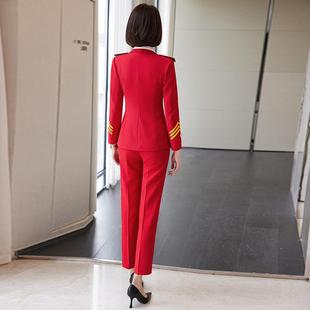 红升旗手服装学礼生班仪队国旗护卫队仗服管乐队合唱团演出8702服