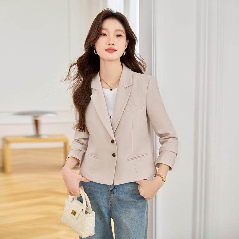 减粉色8602新龄小西装外套女士款春季韩版气质个子短款西服小上衣,女装/女士精品,西装,淘宝优惠券,粉丝福利购,淘宝优惠卷