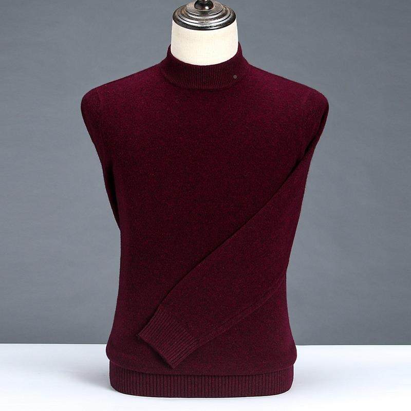 季青头中年6-168-BN男士时羊绒衫休闲尚圆领加厚款套针织羊毛冬衫,男装,羊绒套衫,淘宝优惠券,粉丝福利购,淘宝优惠卷