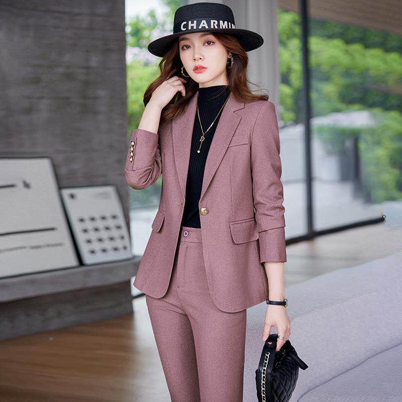 高品质BYM女式商务通勤夹克，，时尚休闲套装，两办件套裤子公燕,运动服/休闲服装,棒球服,淘宝优惠券,粉丝福利购,淘宝优惠卷