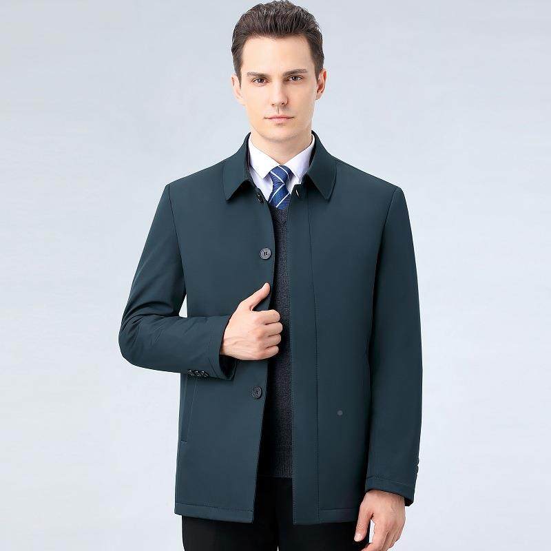 季寒羽绒服冬男士保暖防21088-C羽套绒翻领中年爸爸装外商务休闲,男装,羽绒服,淘宝优惠券,粉丝福利购,淘宝优惠卷