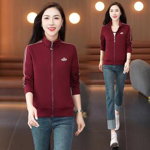 秋季女式运动休闲两套装领长服袖春健身透97018721气跑步训练件套