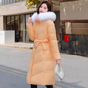 羽绒服女冬款韩版百31-9622时搭新抗寒中长款过膝加厚保尚暖