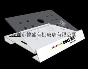 笔记本电脑展示架电脑标价广告展架 电脑底座 亚克力电脑展示架