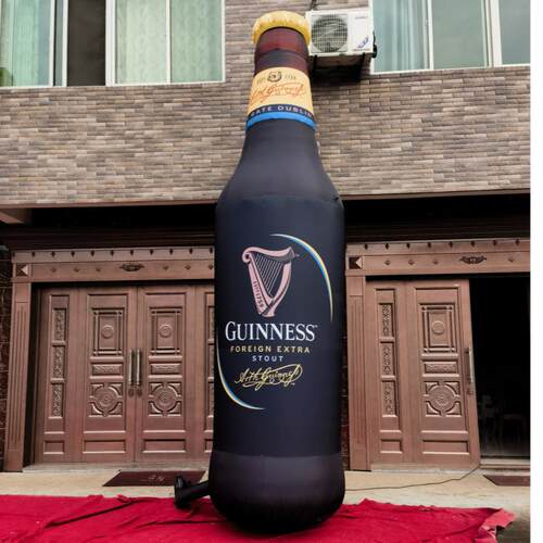 日本品质充气马来西亚黑色酒瓶气模仿真饮料瓶子大型户外啤酒活动