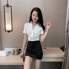 新款养生会所沐足工装足疗店技师工作服女套装酒店ktv夜场上班服