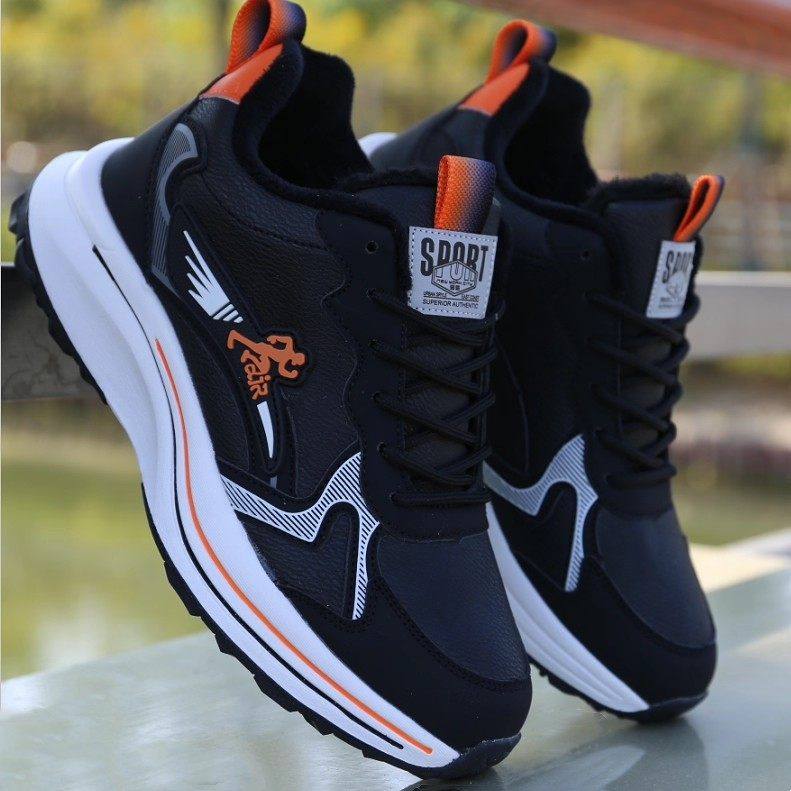 乔舟品牌男鞋春夏季皮面防水运动鞋男2026新款软底百搭男士休闲鞋