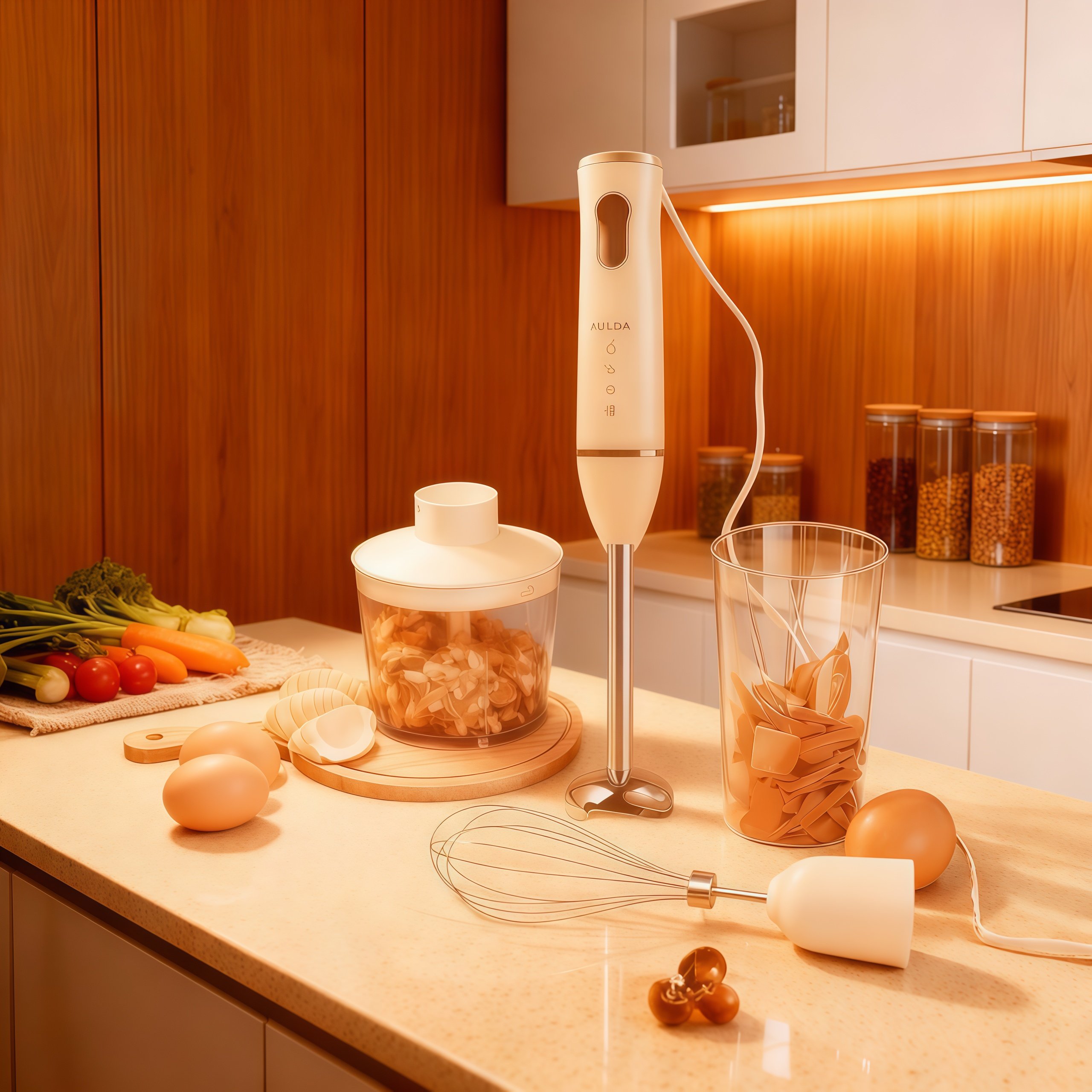 奥朗达家商用多功能手持式料理棒烘焙均质机搅拌机奶昔果汁料理棒