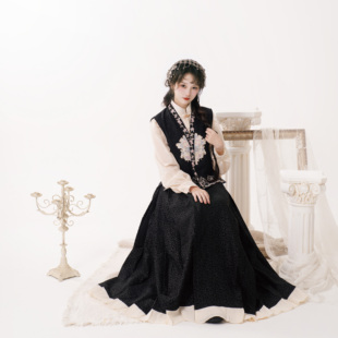 汉服汉元 芷蘅间 素秋冬款 原创国风春秋百搭汉元 素 秘密花园