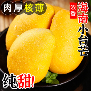海南小台农芒果9斤新鲜小台芒当季热带水果大果现摘整箱忙果包邮