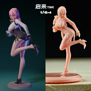月城柳GK白模手办绝区零游戏角色御姐3D打印高精度机箱桌面小摆件
