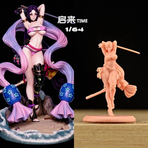 微缩Fate源赖光泳装手办摆件
